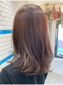 【藤原三知代】ワンカールハイライトデザインカラー
