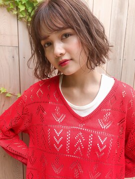 モイシェン(mauschen) ボブ×ピンクベージュ