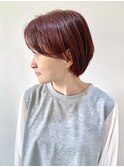 【FOLK】ブリーチなしでもOK☆つやつやピンクショートボブ♪