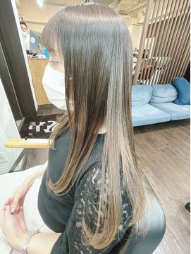 ポー 三軒茶屋(poh) テラコッタ/ミニウルフ/デジタルパーマ/くすみブルー*三軒茶屋駅