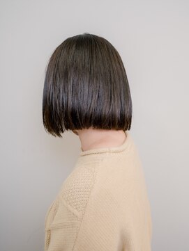 フィッツコア(FITS CORE) ボブ・縮毛矯正・艶髪ボブ・モカブラウン
