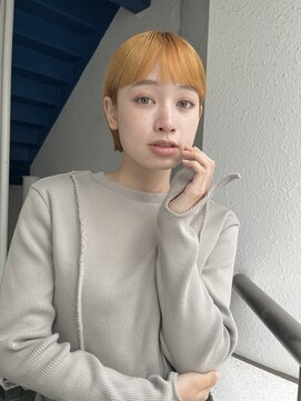 スー 渋谷(suu) ☆大人ショートカット耳かけ大人マッシュショートパーマ