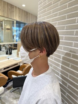 ニューヨークニューヨーク パピオス明石店(NYNY Mothers) 【グレージュ】センターパート