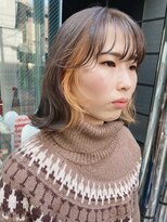 ロレト(Loreto)&nbsp;インナーカラー×くびれボブ