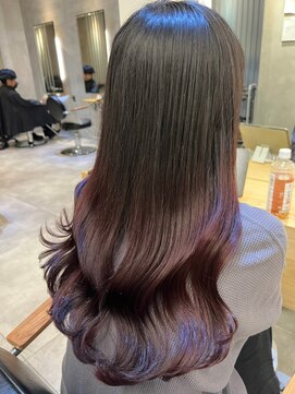 ジーナ セントラル銀座(Zina) ツヤ髪＊グラデーション＊パープルブラウン【ZinaCENTRAL】