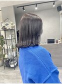 外ハネボブ×スモーキーダークグレージュ♪
