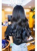 プルエクステ 最近、ブルーブラックが人気です!!