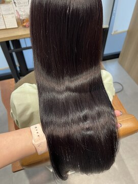 テラスヘア 新潟駅南(TERRACE hair) 【艶髪】秋色ダークラベンダー