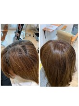 ビケット(biquette) 脱白髪染めカラー