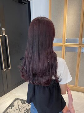 ヘアサロン ガリカ 表参道(hair salon Gallica) 艶髪大人ラベンダーグレー/ブリーチなしダブルカラー