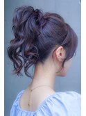 ポニーテール/ヘアセット/ヘアアップ/ヘアアレンジ