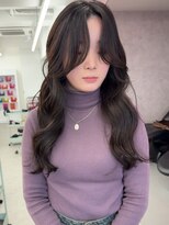 ロンドワン 三宮元町(Lond one) 韓国レイヤーカット/ヨシンモリフェイスレイヤー/艶髪カラー