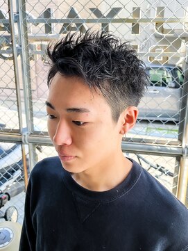 フジヤマ バーバー ショップ(FUJIYAMA BARBER SHOP) アップバングショート