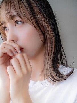 リノショアーズ 元町店(RINOSHORES) 大人可愛い大人美人小顔立体カットインナーカラー透け感