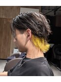 メンズ襟足カラー♪ イエローカラー