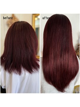 エクステンション キュー(extension Q) プルエクステ/プラチナ毛質42cm(胸上)