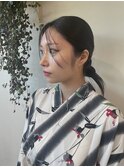 【ZEST中野　SAYAKA】 浴衣シニヨンアレンジ