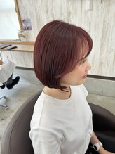 マンタップヘアー(Man Tap Hair)&nbsp;チェリーレッドボブ