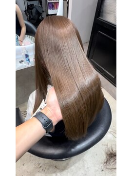 エトラ 渋谷店(etora) 艶髪 うるツヤ くすみベージュ グレージュ 艶髪トリートメント