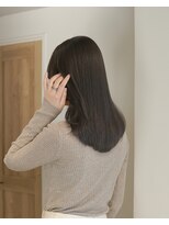 ネイヴィル オモテサンドウ(navile omotesando)&nbsp;柔らかい仕上がりの酸性ストレート◎赤みないグレージュ