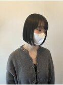 黒髪ボブ
