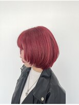 カフネ(KAHUNE)&nbsp;red color×layerbob