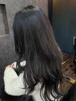 ロックス ヘアー ギャラリー(Rocks hair gallery)&nbsp;【ノンブリーチでも叶う！透明感たっぷり暗髪グレージュ】