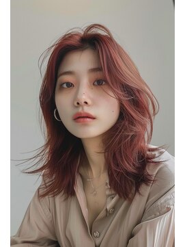 ラナ 新宿(lana) ミディアム/ピンクカラー/トリートメント/【lana hair新宿】