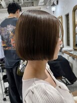 コク 千葉駅西口(COQU)&nbsp;ミニボブ × オリーブベージュ【千葉優希】