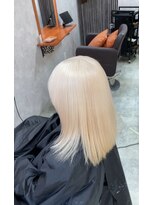 シールドヘアー 沖縄 新都心(C'LD Hair)&nbsp;ホワイトブロンド/那覇美容室/おもろまち美容室