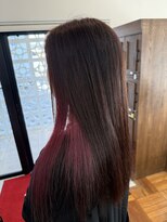 ヘアーメイク グロー(hair make grow)&nbsp;インナーカラー/ボルドー