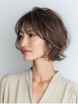 ビフィーノ リルネ(Bifino Rilune)&nbsp;クラゲヘアー/小顔/ココアベージュ/オリーブグレー/川西