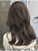 栄カットカラー透明感ナチュラルロング