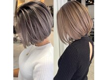 アフター(after)の雰囲気（ハイトーン/白髪ぼかし/ハイライト/バレイヤージュ/ブリーチ）