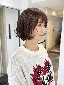 ゼンコー 表参道(ZENKO) デジタルパーマボブパーマショートボブニュアンスパーマカラー