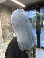 ソル ジングウマエ(SOL JINGUMAE)&nbsp;表参道ハイトーンカラーシルバーホワイトブロンドブリーチ2回