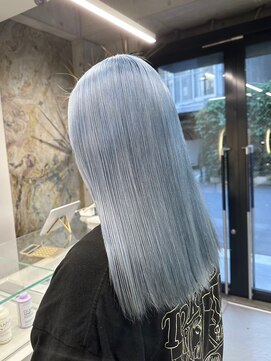 ソル ジングウマエ(SOL JINGUMAE) 表参道ハイトーンカラーシルバーホワイトブロンドブリーチ2回
