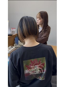 エマピボット 中川本店(EMA PIVOT) ミニボブ × アンブレラカラー