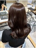 赤み抑え 透明感アッシュブラウンカラー【八王子】