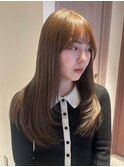 小川/ブリーチなしダブルカラーベージュレイヤー小顔吉祥寺