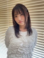 オーガニックエコ 川越(organic+eco)&nbsp;20代30代ミディアムレイヤー/イルミナカラーチョコブラウン/