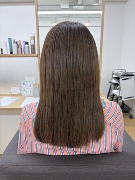 フレイムス ヘアアンドリラックス 東川口店(Frames hair&relax) オリーブベージュカラー