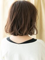 カバーヘア ブリス 志木南口駅前店(COVER HAIR bliss)&nbsp;大人ガーリーアンニュイヘア小顔ゆるふわボブパーマ20代30代W