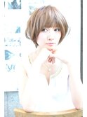 大人可愛いマッシュショート