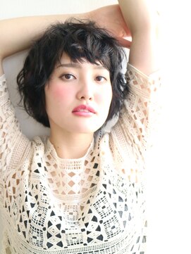 フェリシータ 緑地公園店(felicita) サラ艶暗髪★エアリーフェミニンショート