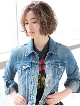 サンド 銀座(sand) 甘辛カジュアル マショマロホイップショートボブ