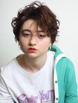 エムスラッシュ アヴェダ 自由が丘(M.SLASH AVEDA) 【M.SLASH】グロッシーカーリーヘアー