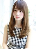 サラサラロングヘア