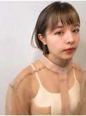 小顔おしゃれミニボブ