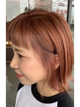 ザ アクネ 岡崎竜美丘店(THE ACNE) ミニボブ_ケアブリーチ_オン眉_ワイドバング94